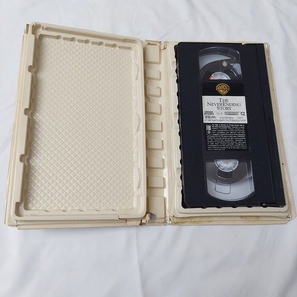 The Neverending Story 1984 VHS Clamshell Tested & Working - Picture 7 of 7